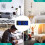 Réveil numérique pour chambre, avec température, luminosité réglable et commande vocale 5
