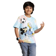 T-shirt Regolare Stampato Kidsville Mickey & Friends per Ragazzi Multicolore