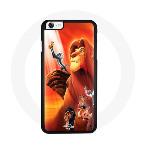 Disney Coque - Disney - Iphone SE - Flexible - Negro - El Rey León