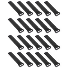 20 Attaches Auto-Agrippantes Magiques 2 cm X 80 cm - Fixmee en Nylon avec Ruban et Système de Fixation Auto-Agrippant