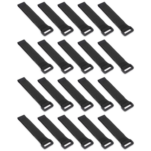 20 Abraçadeiras Mágicas de Nylon Fixmee, 2 cm X 80 cm