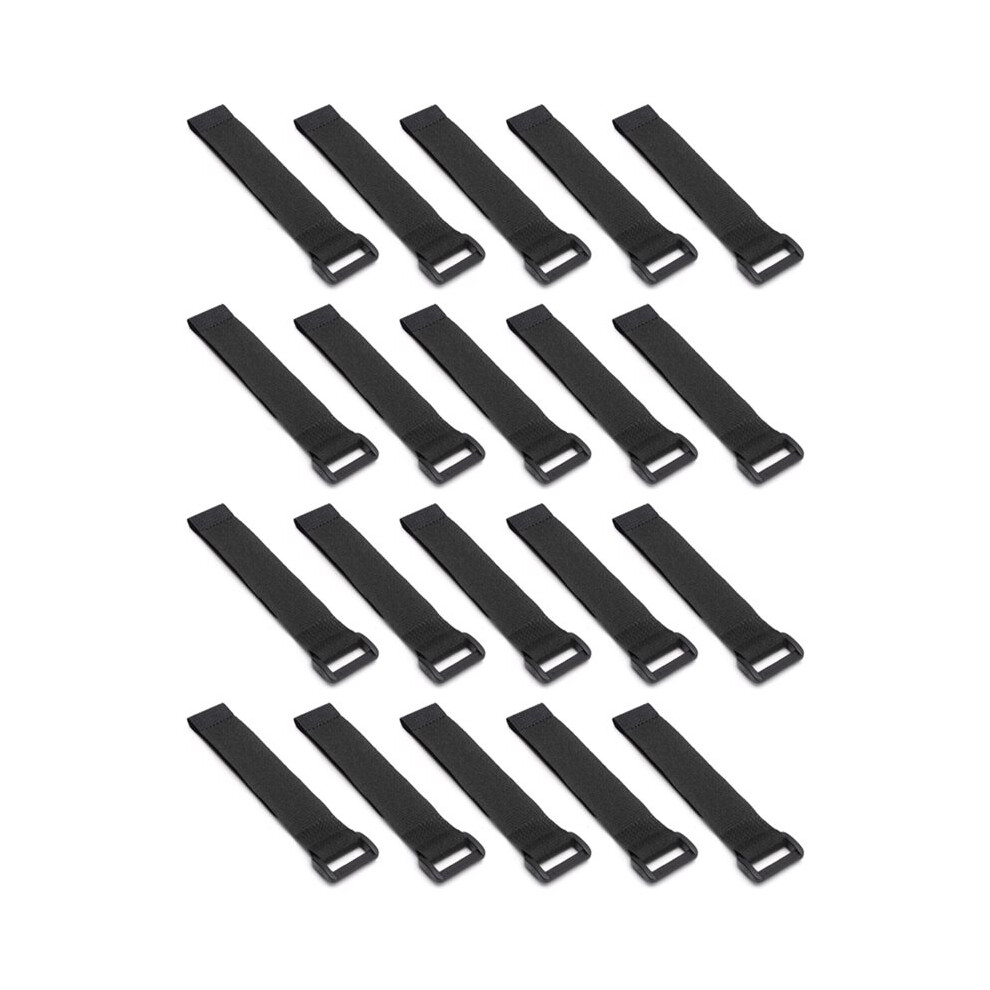 20Pc 2Cmx80cm Magic Cable Ties - Fixmee Nylon Ribbon Fastener Hook And Loop Straps 4711321928626