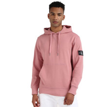 Calvin Klein Herren Pink Kapuzenpullover mit langen Ärmeln