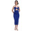 Calvin Klein Calvin Klein Blau Polyester Damenkleid 1