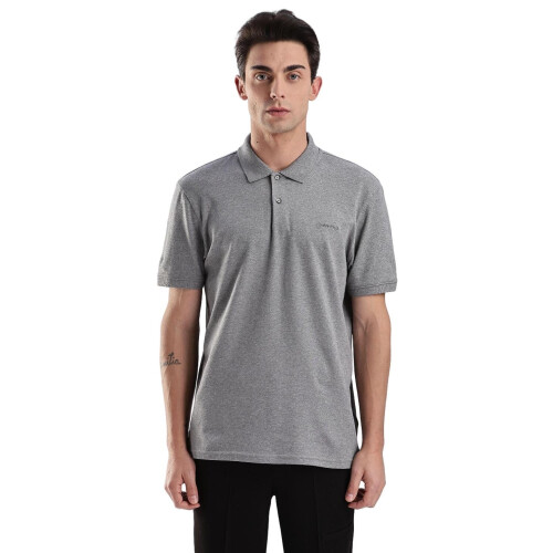 Camisa Polo Regular Sólida Calvin Klein Jeans