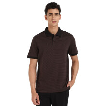 Camisa Polo Maroon para Homens Calvin Klein