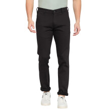 Calças Chino Duke Stardust Homens Ajustadas (Sdt4592_Preto_36)