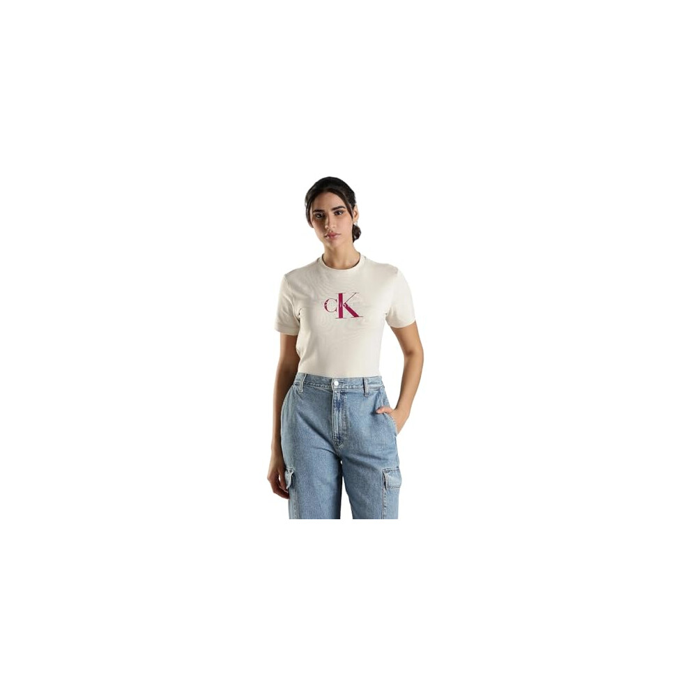 Calvin Klein Logo Regular Fit Cotton T-Shirt