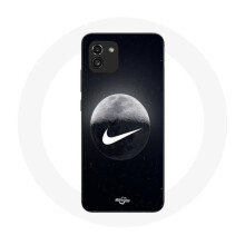 Coque - Nike - Galaxy A03 - Schwarz - Flexibel - Mondmotiv