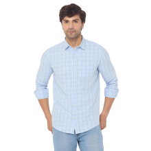 Camisa de Algodón de Manga Larga para Hombre Duke Stardust (Sdo7Ckb_Cielo_Xxl)