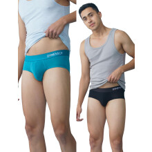 Cuecas Masculinas Modal Ajuste Regular Antibacterianas Respiráveis Comfortáveis