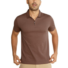 Camiseta Masculina Regular Fit - Castanho Avermelhado - S