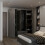 (Grey, 160cm) 4 Door High Gloss Wardrobe 4