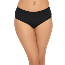 Clovia Dames Polyamide Medium Taille Buiten Elastische Hipster Slip (Mp5935C13_Zwart_L)