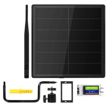 Kit Repetidor con Energía Solar para Dev-Board, Carcasa Impermeable para Exteriores para Meshtastic/para Meshcore con Nodo Mesh T114 de 915 MHz