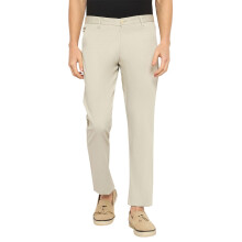 Duke Urban Calças Chinos de Algodão para Homens (Sdt4609_Beige_36)