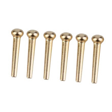 Guitar Bridge Pins Set 18Pcs Metal Endpins for Acoustic Guitar Replacement Accessories Durable Secure Fit