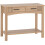 Seconique Tessa 2 Drawer Console Table - Natural Oak Effect 2