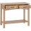 Seconique Tessa 2 Drawer Console Table - Natural Oak Effect 3