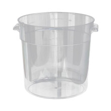 Transparent Car Wash Bucket Large Capacity Durable Plastic PP Design for Detailing and Household Use