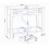 Seconique Tessa 2 Drawer Console Table - Natural Oak Effect 8