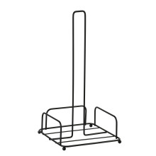 Stojak na ręcznik papierowy metal MODERN KITCHEN Modern 15,5x15,5x31 cm czarny 1 szt.