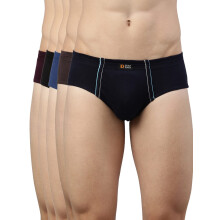 Dixcy Scott-Homens-Interior-(Categoria)-Cueca-(Estilo Id)-Pr127076-(Cor)-Cinza Escuro,Preto,Café,Vinho,Denim Azul-Pack 5-(Tamanho)L