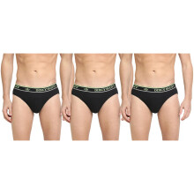 Dixcy Scott Originals Cuecas Masculinas Modernas Mid Rise - Pack de 3 (Preto) - M
