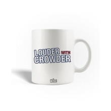 Mug in Ceramica - MANIACASE - Louder with Crowder - Blu Rosso Trasparente - 30cl - Compatibile con Lavastoviglie