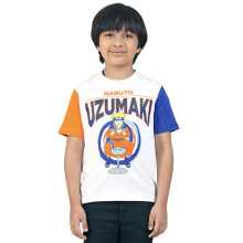Kidsville Officiële Naruto Jongens T-shirt met Korte Mouwen Wit