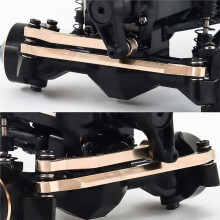 Voor Axial 1/30 SCX30 Metalen Radiografisch Bestuurbare Auto: Trekstang, Stuurkop, Wielring, Achteras, Wiel, Messing Contragewicht Onderdelen