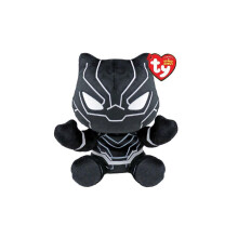 TY Original Beanie Babies Collection Marvel Avengers Black Panther 18cm Soft Plush Toy