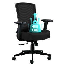 Blue Whale Ergonomic Office Chair 450lbs Back Desk Chair for Heavy People with 4D Lumbar Support and Breathable Mesh