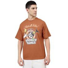 Free Authority Looney Tunes Oversize T-shirt Til Mænd