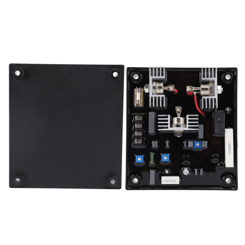 Brushless Automatic Voltage Regulator for Diesel Generator, Durable Plastic AVR Controller Module 575g 2