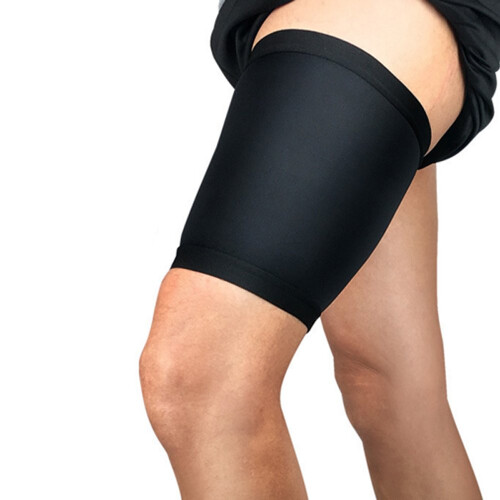 Thigh Compression Sleeve, Hamstring Support Sleeve  Breathable for Running and Sports, 1 Pair