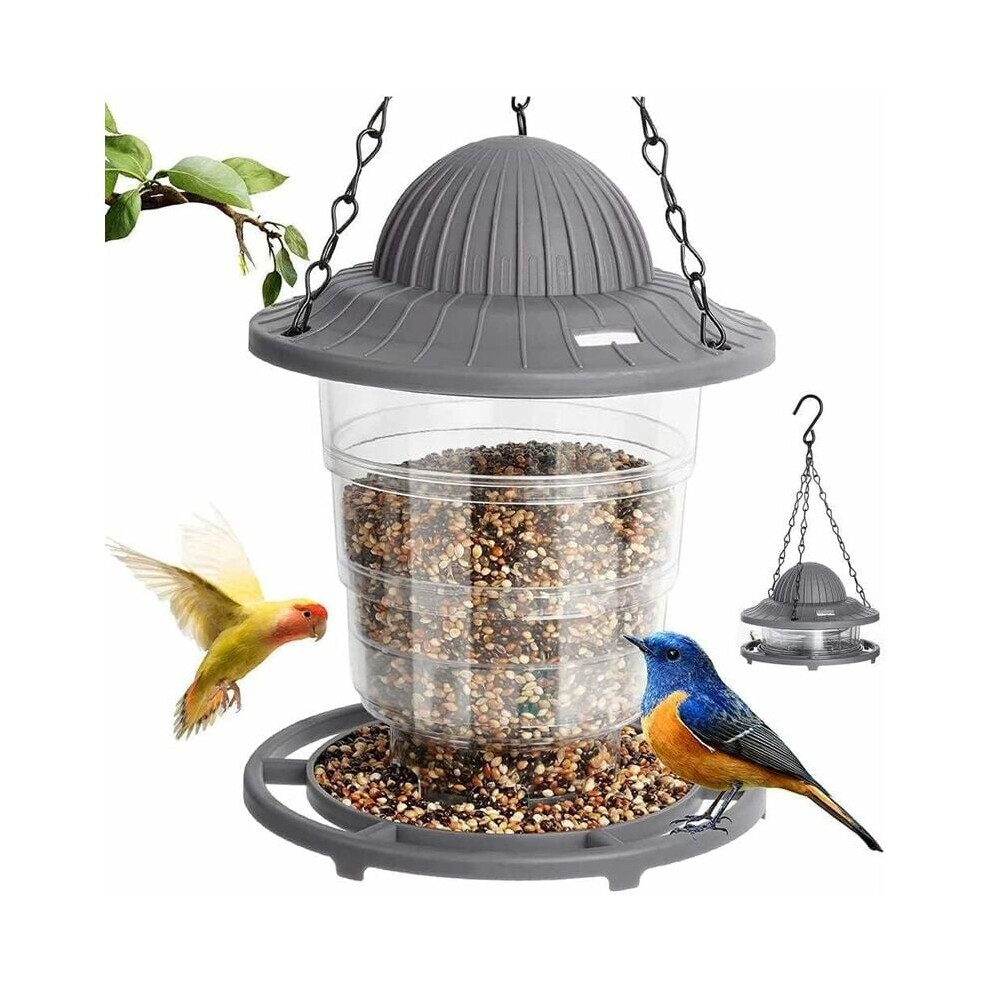 Skydiner Bird Feeder, Outdoor Attraction, Squirrel-Proof Feasting Ground, Efcompatible Withtless Seed Refill, Weatherproof Design, Adds Char 3564946447659
