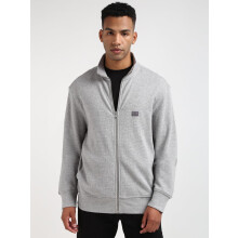 Calvin Klein Sudadera de Cuello Alto de Algodón Gris