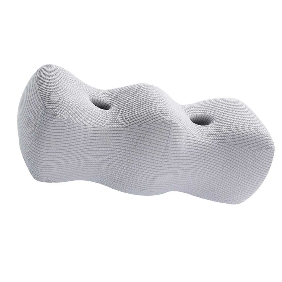 Gray Orthopedic Leg Elevation Pillow For Swelling Relief, Memory Foam Leg Rest Cushion For Post Surgery Recovery, Leg Lift Pillow