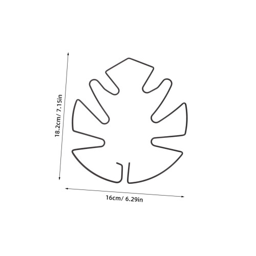 Plant Support Trellis Set for Monstera, Leaf Shaped AntiTipping Design, Durable Lightweight Structure 1