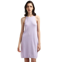 Calvin Klein Lyocell A-Linien Mini Kleid Pastelllila