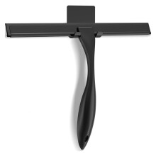 Stainless Steel Shower Squeegee 10 Inch RustResistant Streak Bathroom Squeegee with Hook