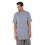 Calvin Klein Logo Tab Modern T-Shirt in Lang - Grau (M) 1