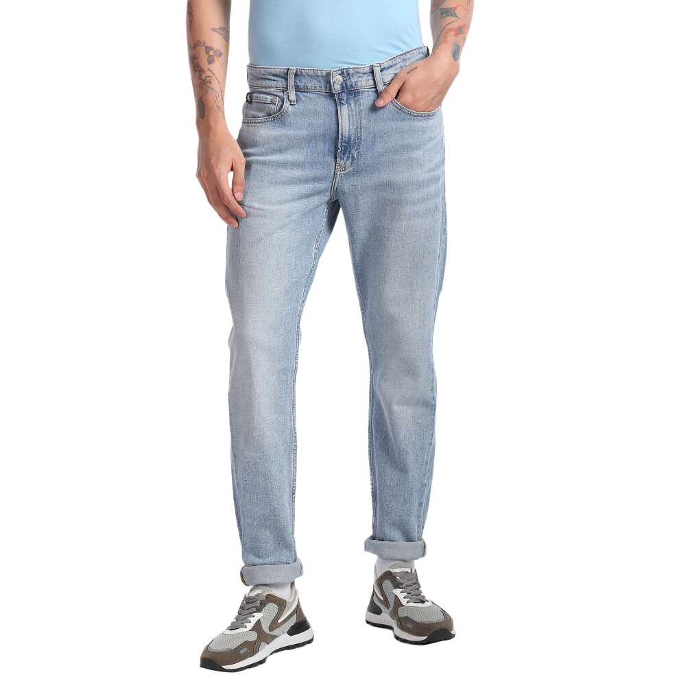 Calvin Klein Tapered Jeans Blue