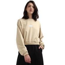 Calvin Klein Baumwoll Rundhals Sweatshirt Pale Khaki