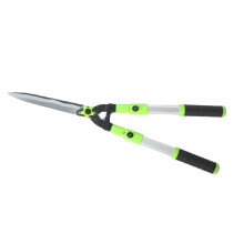 Telescopic Hedge Shears for Pruning Shrubs, Adjustable Garden Trimmer with Ergonomic Aluminum Handle