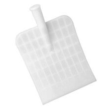 Plastic Feed Scoop with Ergonomic Comfort Grip, Durable Garden Shovel for Poultry Feed and Snow Removal