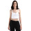 Calvin Klein Calvin Klein Baumwolle Lycra Einfarbig Weiß Crop Top 1