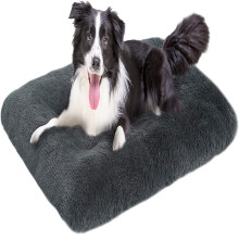 Super Soft And Luxurious XXL Dog Bed, Non Slip Pet Bed With Thick And Durable Plush Suitable Compatible with Elderly Or Disabled Pets