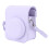 Capa protetora elegante compatível com Fujifilm Instax Mini, resistente e com alça removível. 1